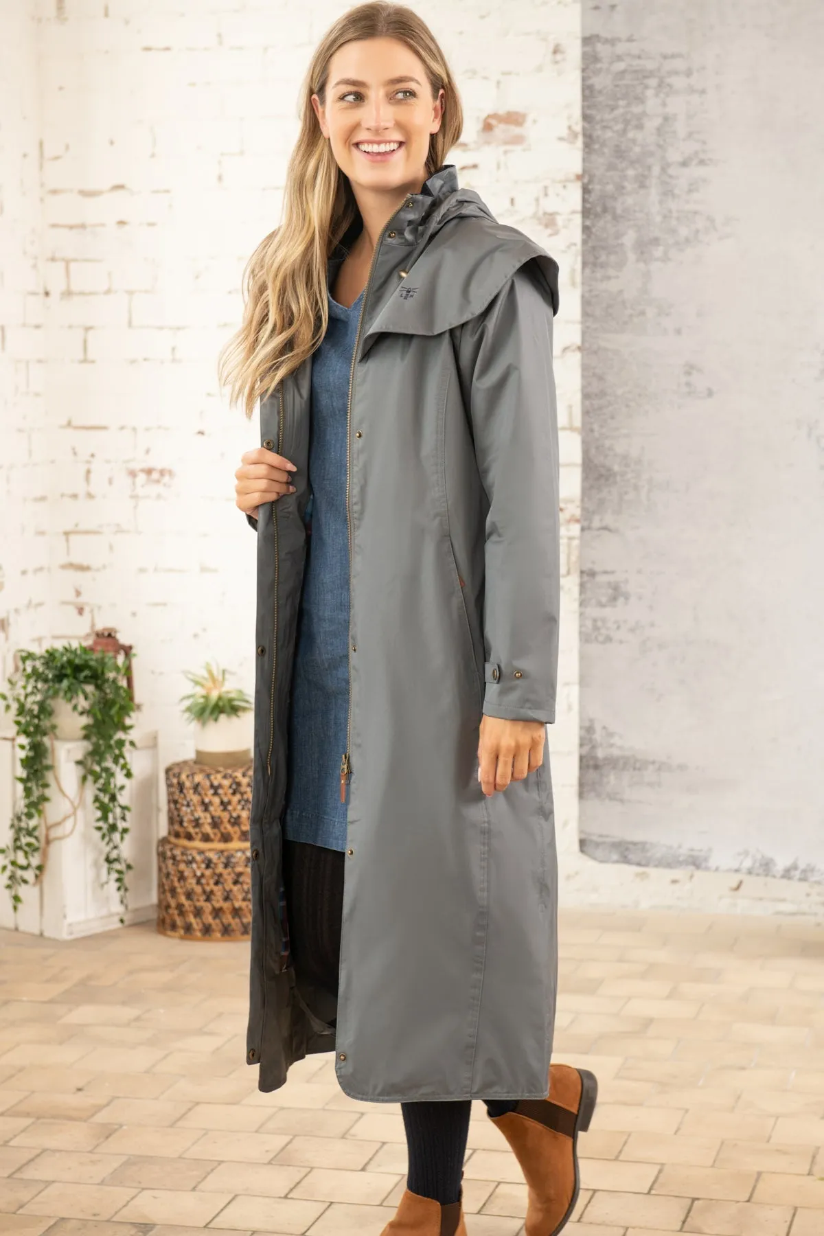 Outback Womens Full Length Waterproof Raincoat