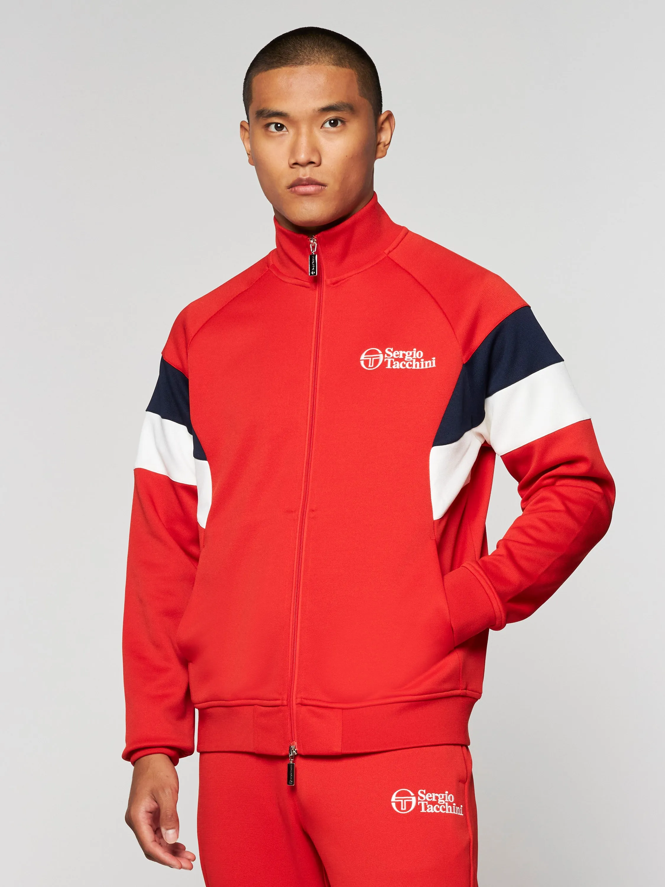 Pero Track Jacket- Poinciana