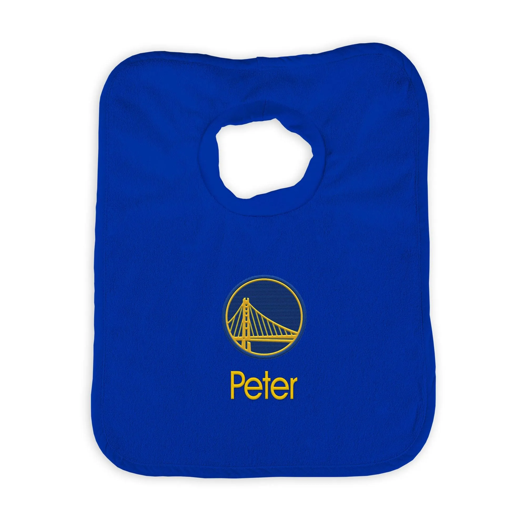 Personalized Golden State Warriors Pullover Bib