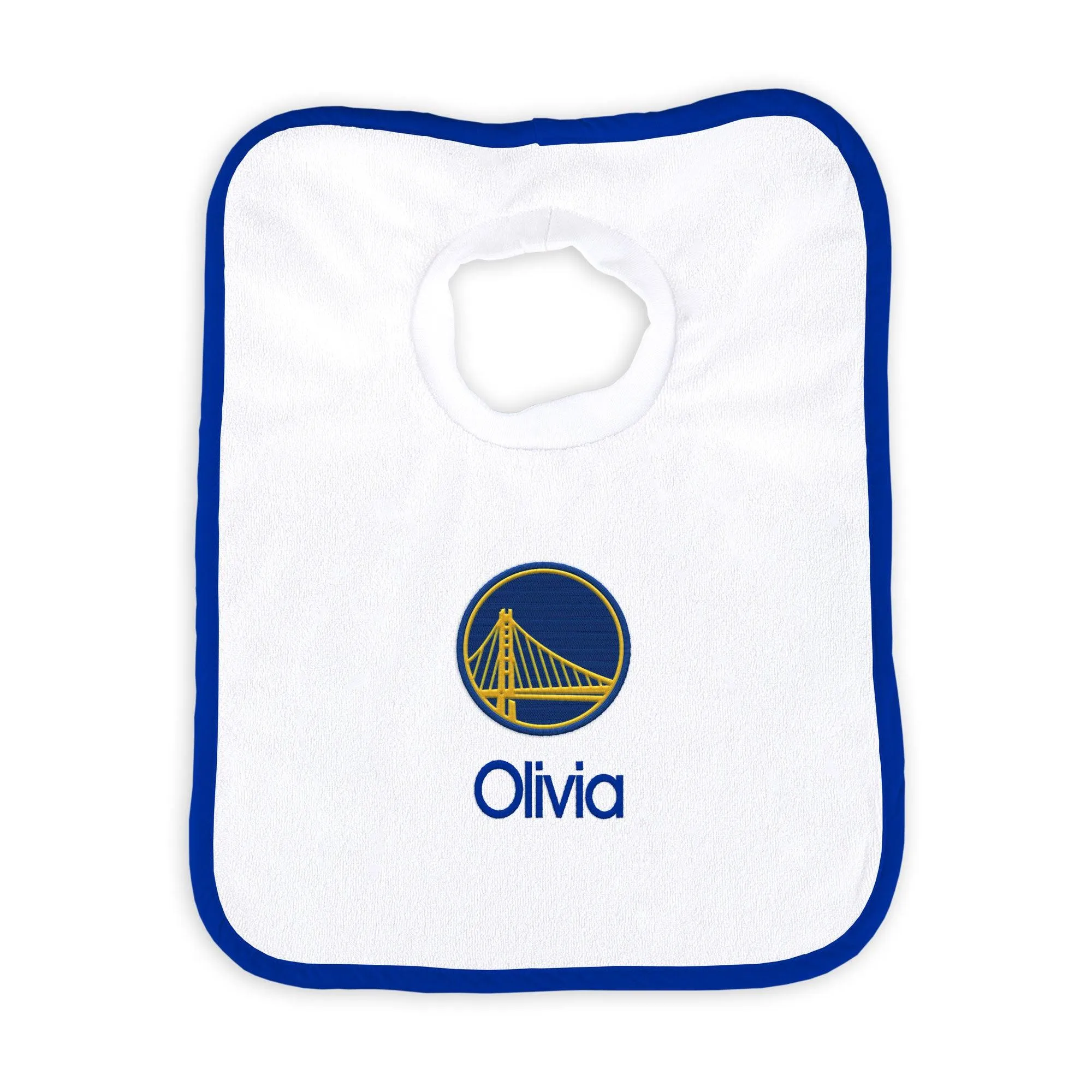 Personalized Golden State Warriors Pullover Bib