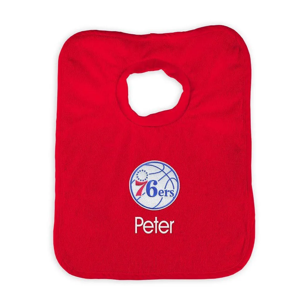 Personalized Philadelphia 76ers Pullover Bib