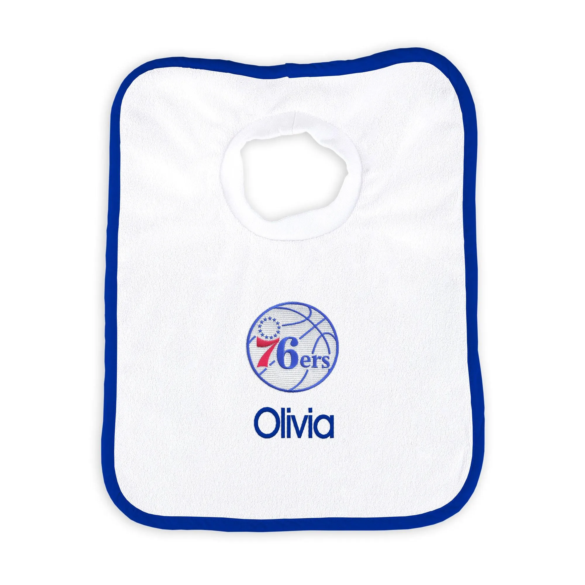 Personalized Philadelphia 76ers Pullover Bib