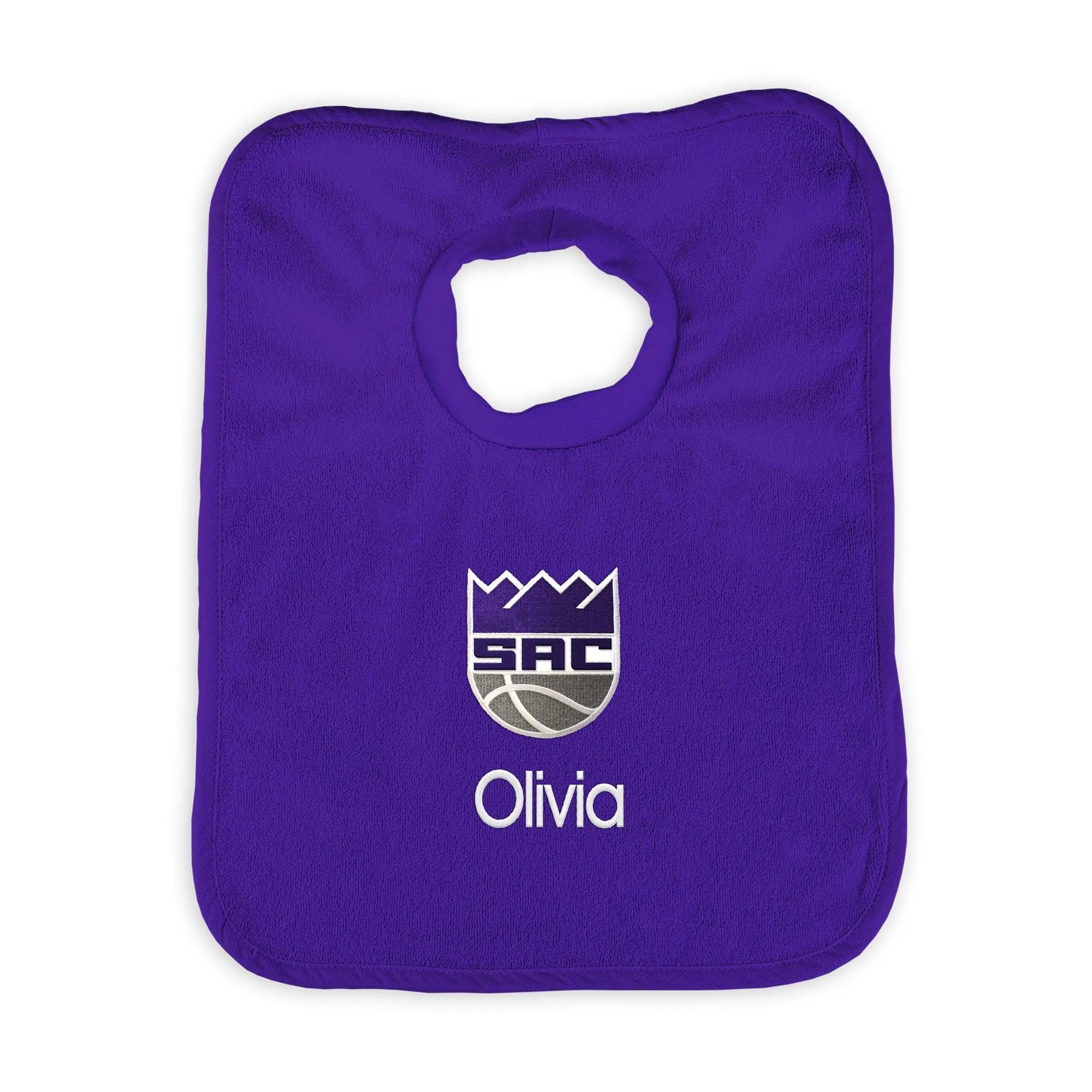 Personalized Sacramento Kings Pullover Bib