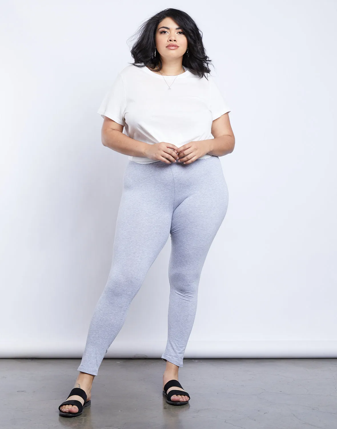 Plus Size Here And There Leggings