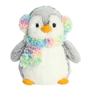 Pom Pom Penguin with Rainbow Muffs