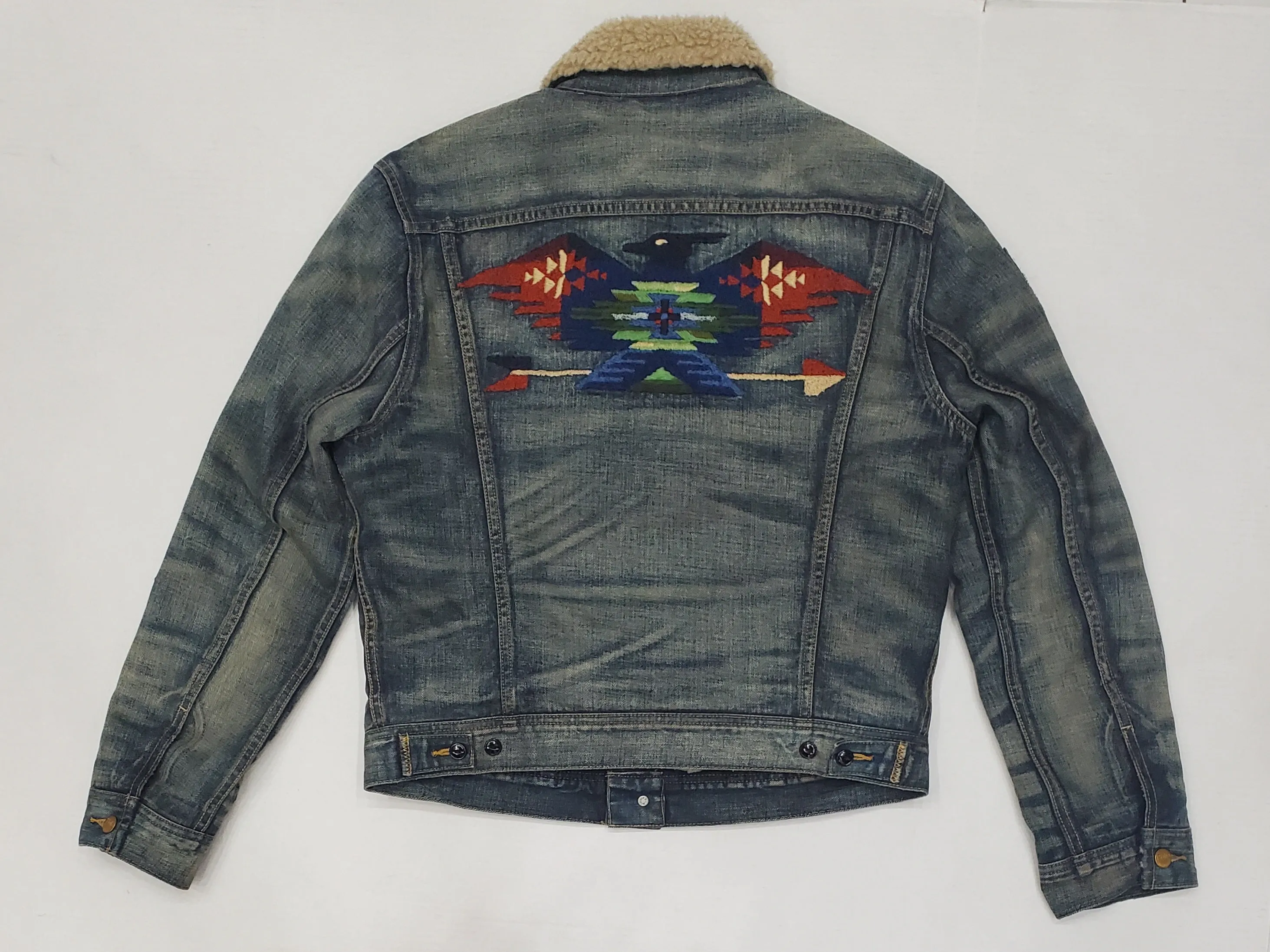 Pre-Owned Polo Ralph Lauren South Western Jean Jacket