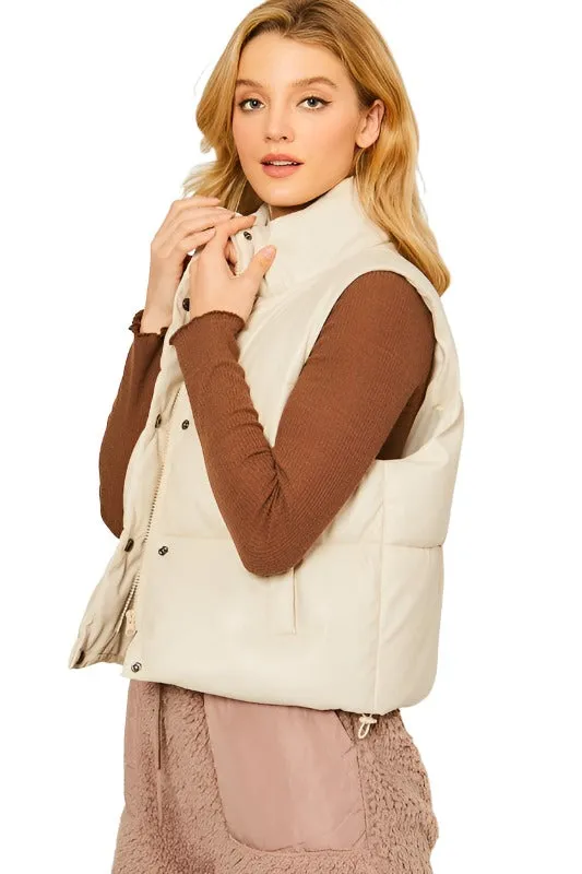 PU Padded Vest