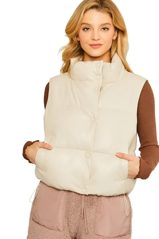 PU Padded Vest