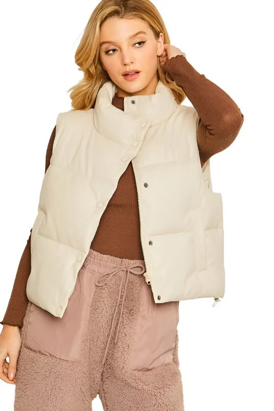 PU Padded Vest