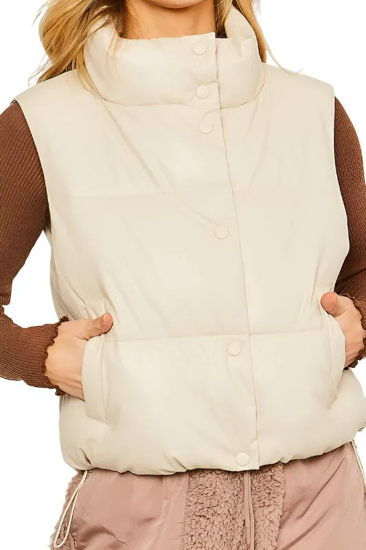 PU Padded Vest