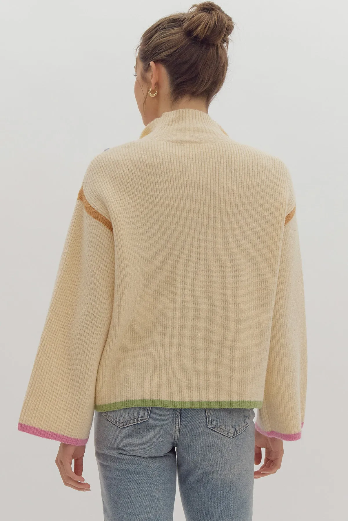 Pullover Sweater- Ecru