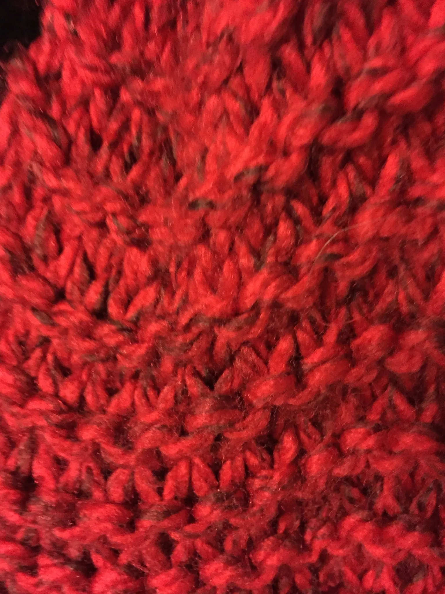 Red with Black Fleck Scarf