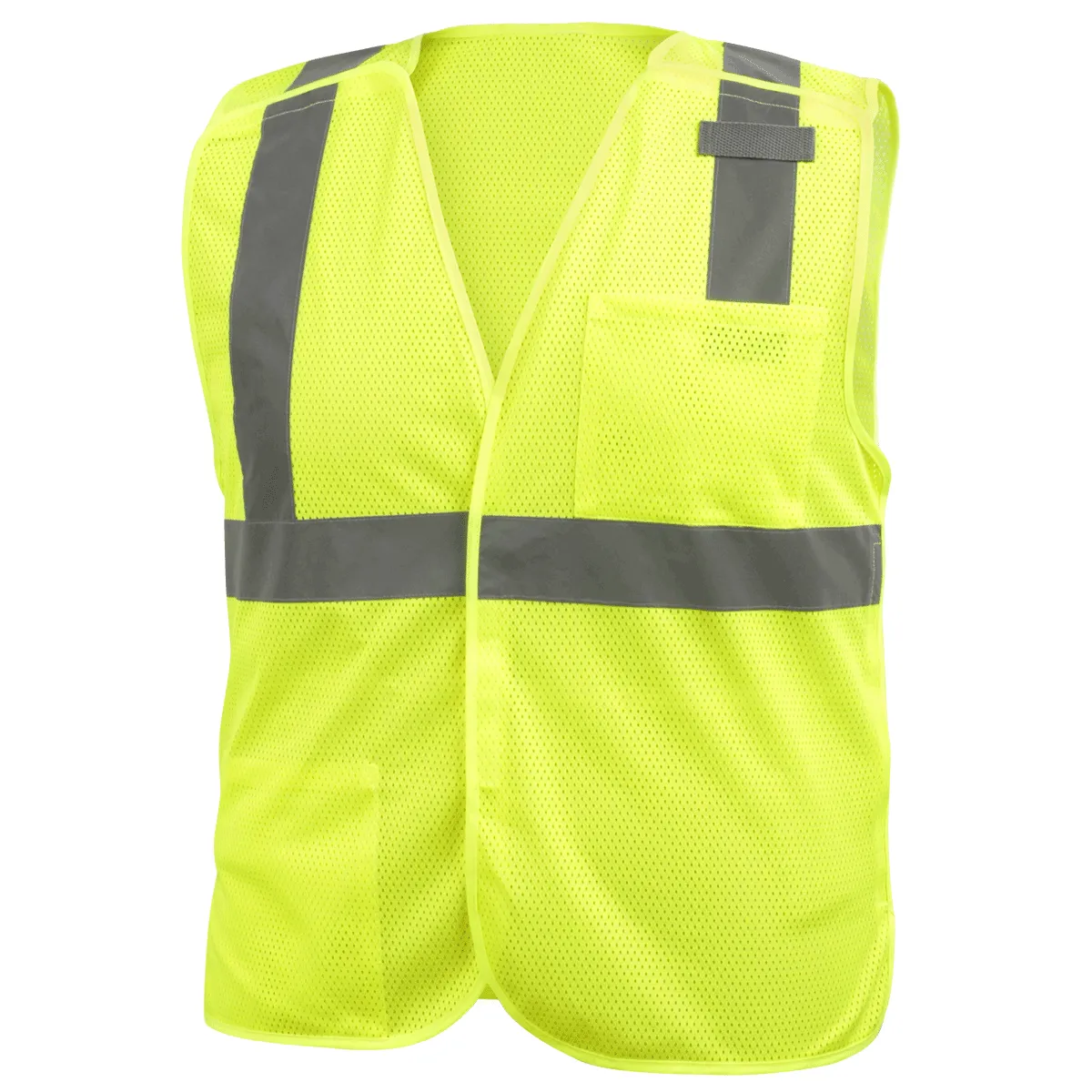 Revco VS2025-LM Lime ANSI Class 2 Break-Away Polyester Hi-Vis Safety Vest (1 Vest)