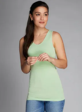 REVERSIBLE MINT BAMBOO CAMISOLE