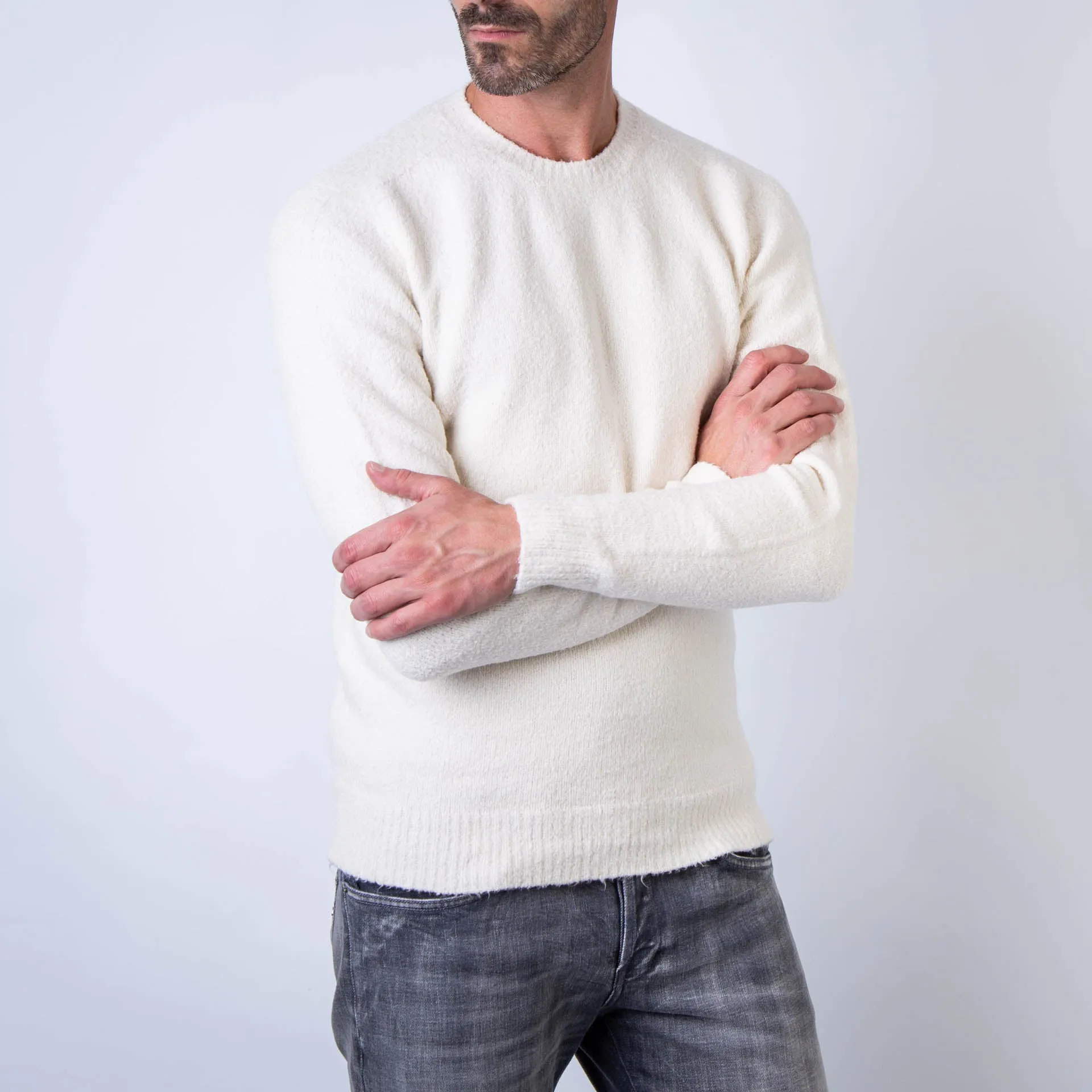 ROBERTO COLLINA SWEATER RA45001 02 IVORY