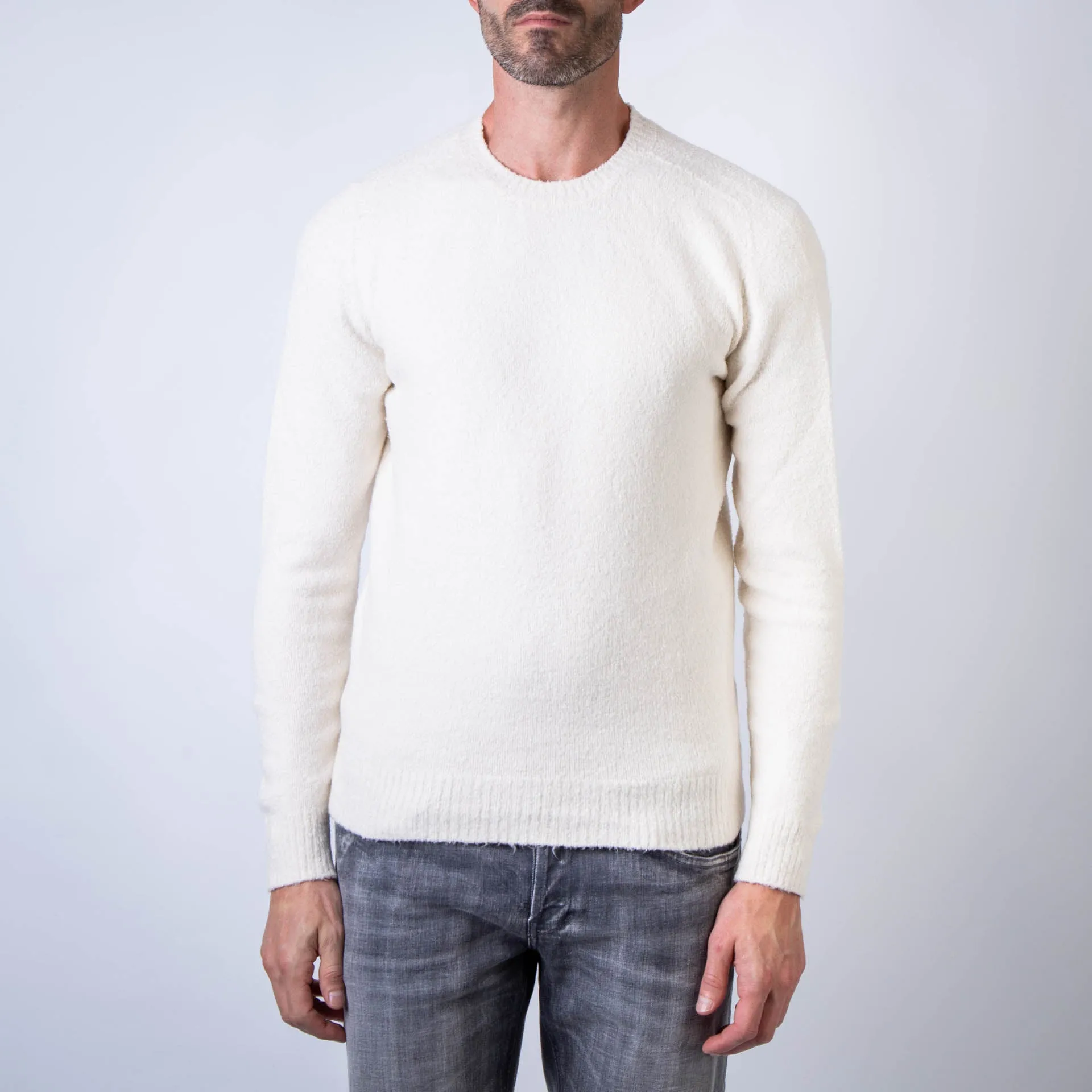 ROBERTO COLLINA SWEATER RA45001 02 IVORY