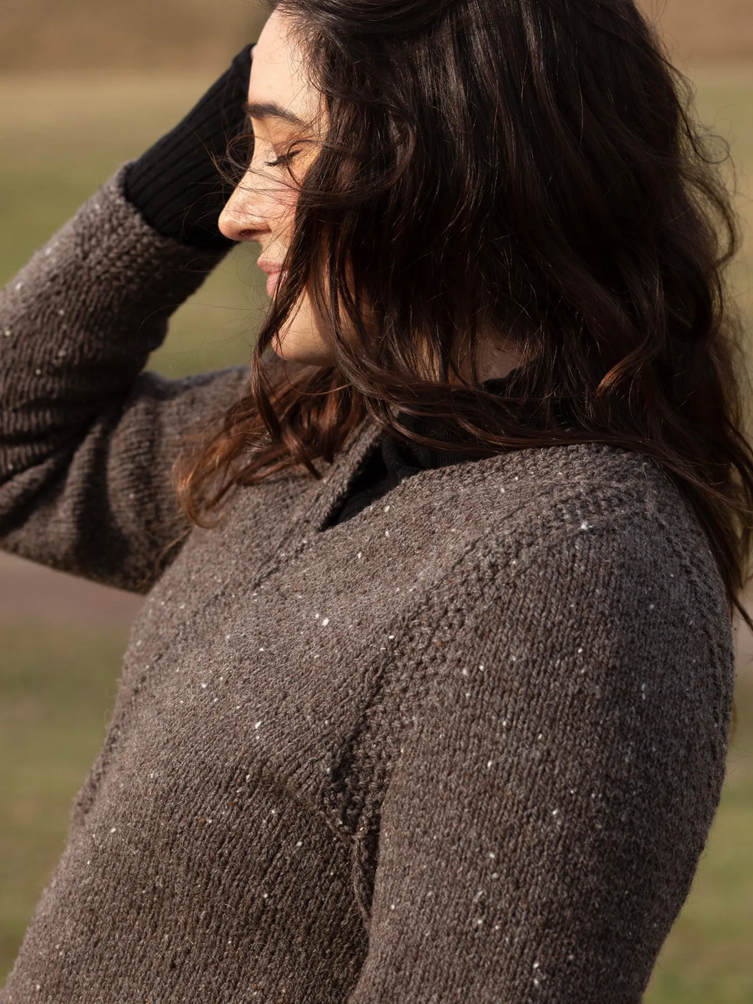 Rough Edges Pullover <br/><small>knitting pattern</small>