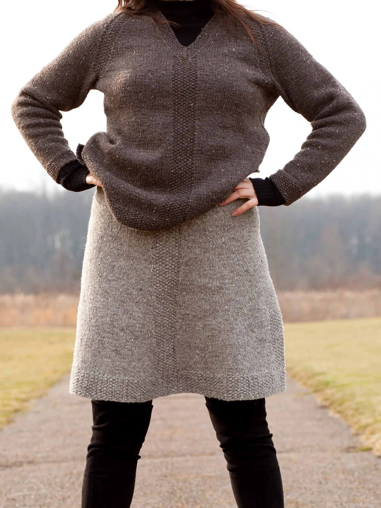 Rough Edges Pullover <br/><small>knitting pattern</small>