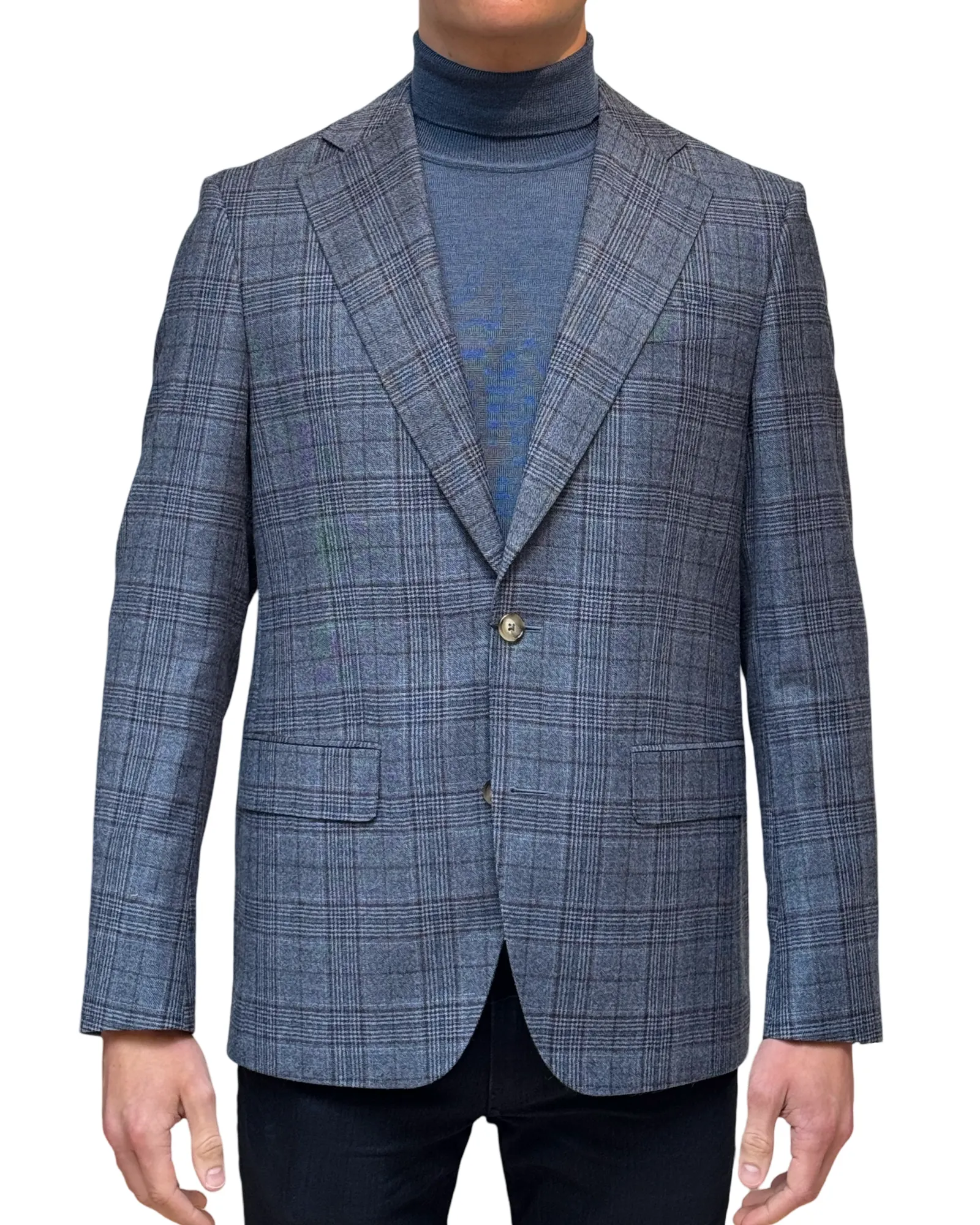 SAND Blue Red Check Jacket