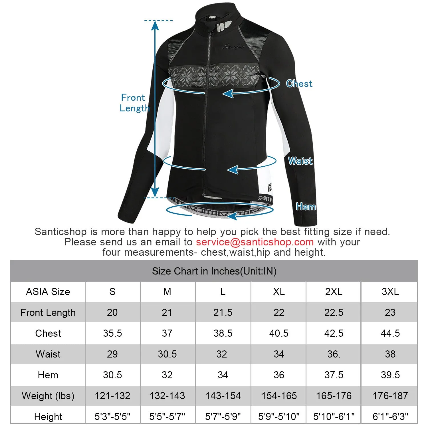 Santic Gabriel Men Cycling Coat Long Sleeve Lovers