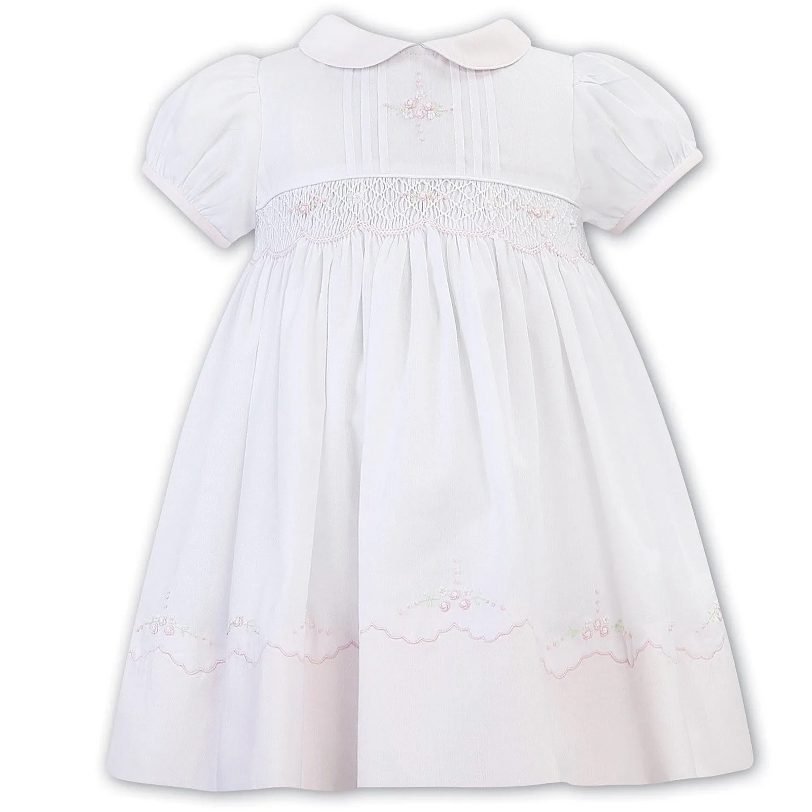 SARAH LOUISE  - Smock Dress - Pink