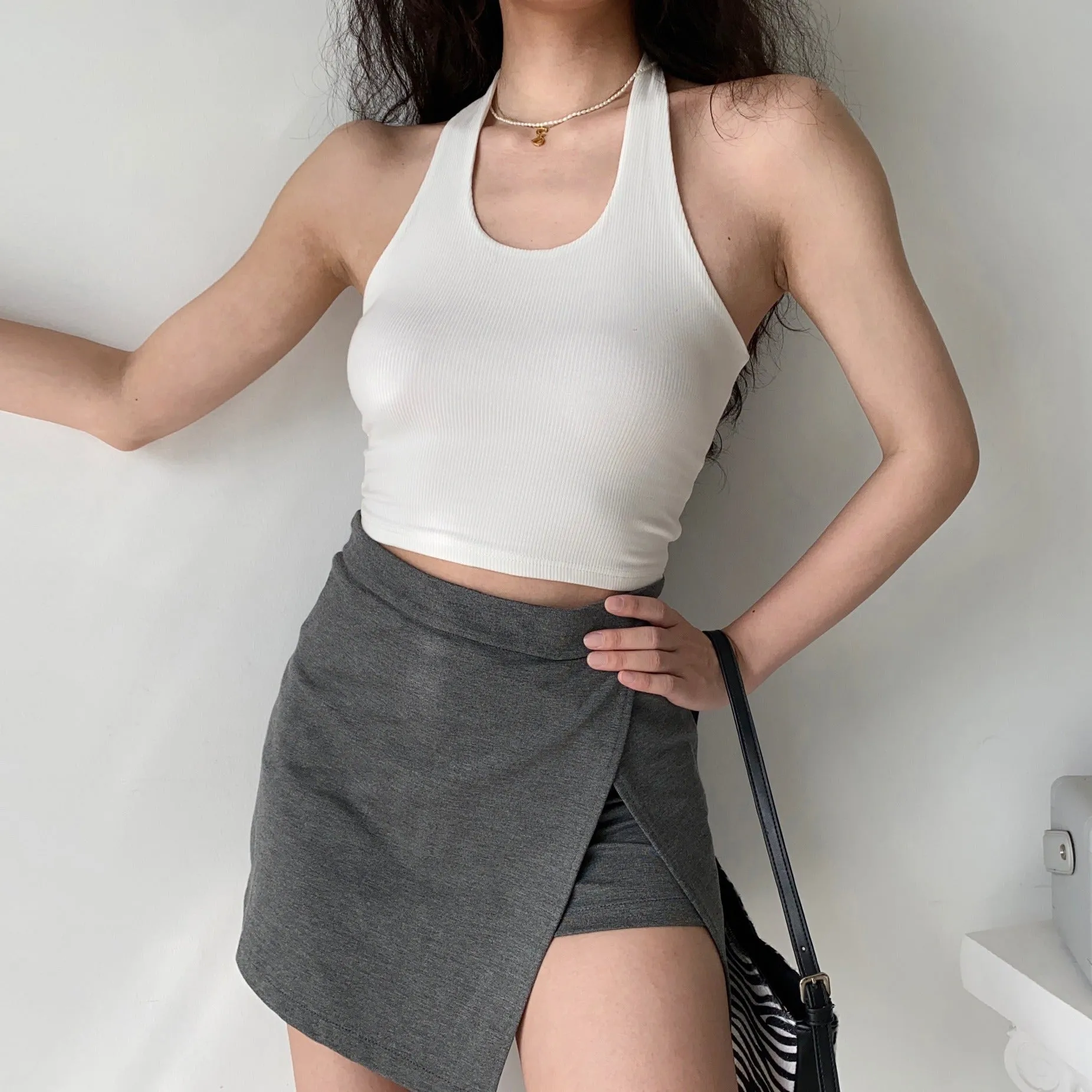 sealbeer - Culottes Slit Skirt