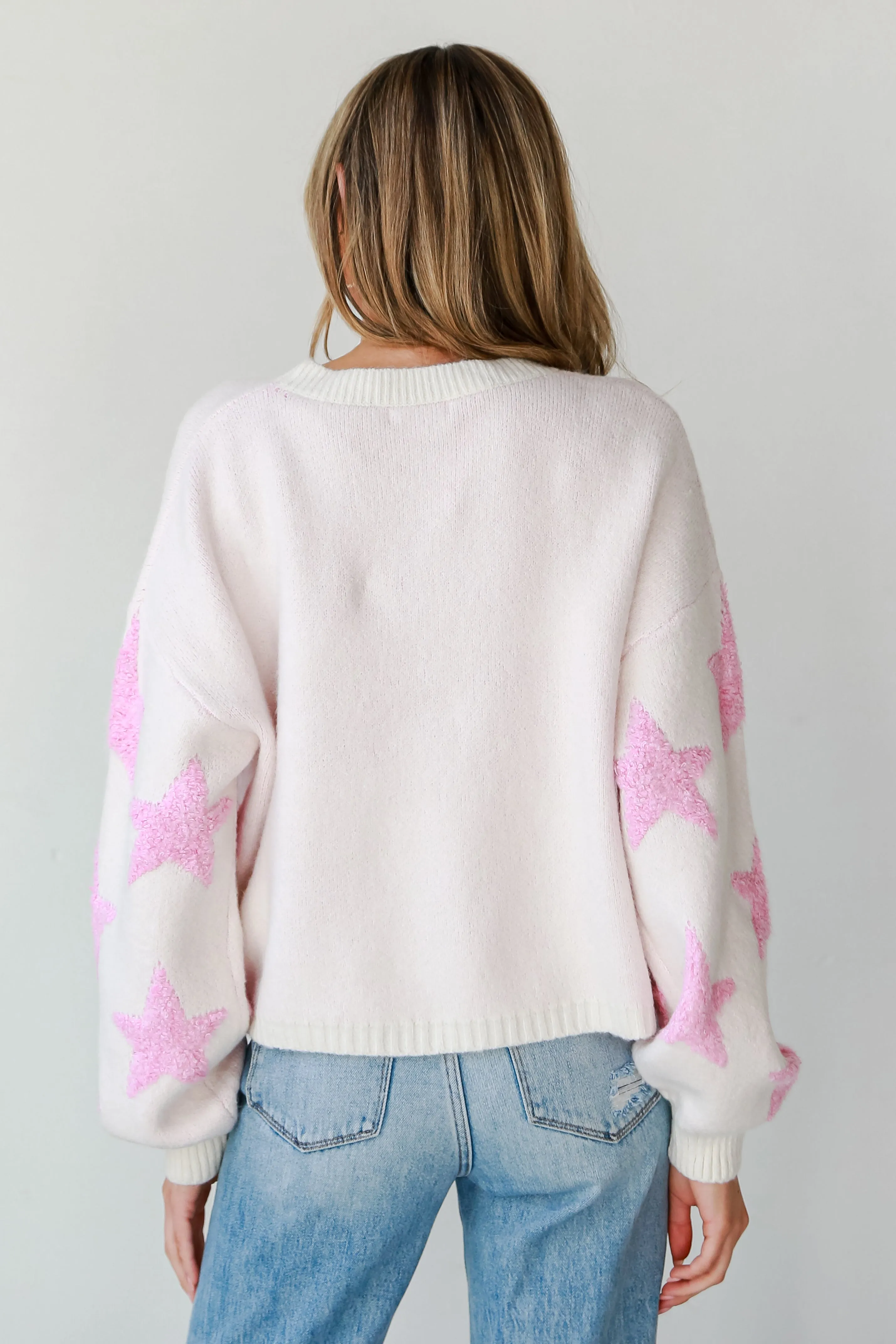 Seeing Stars Ivory Sweater