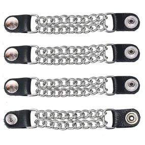 Silver Snap Vest Chain Extenders #VC2