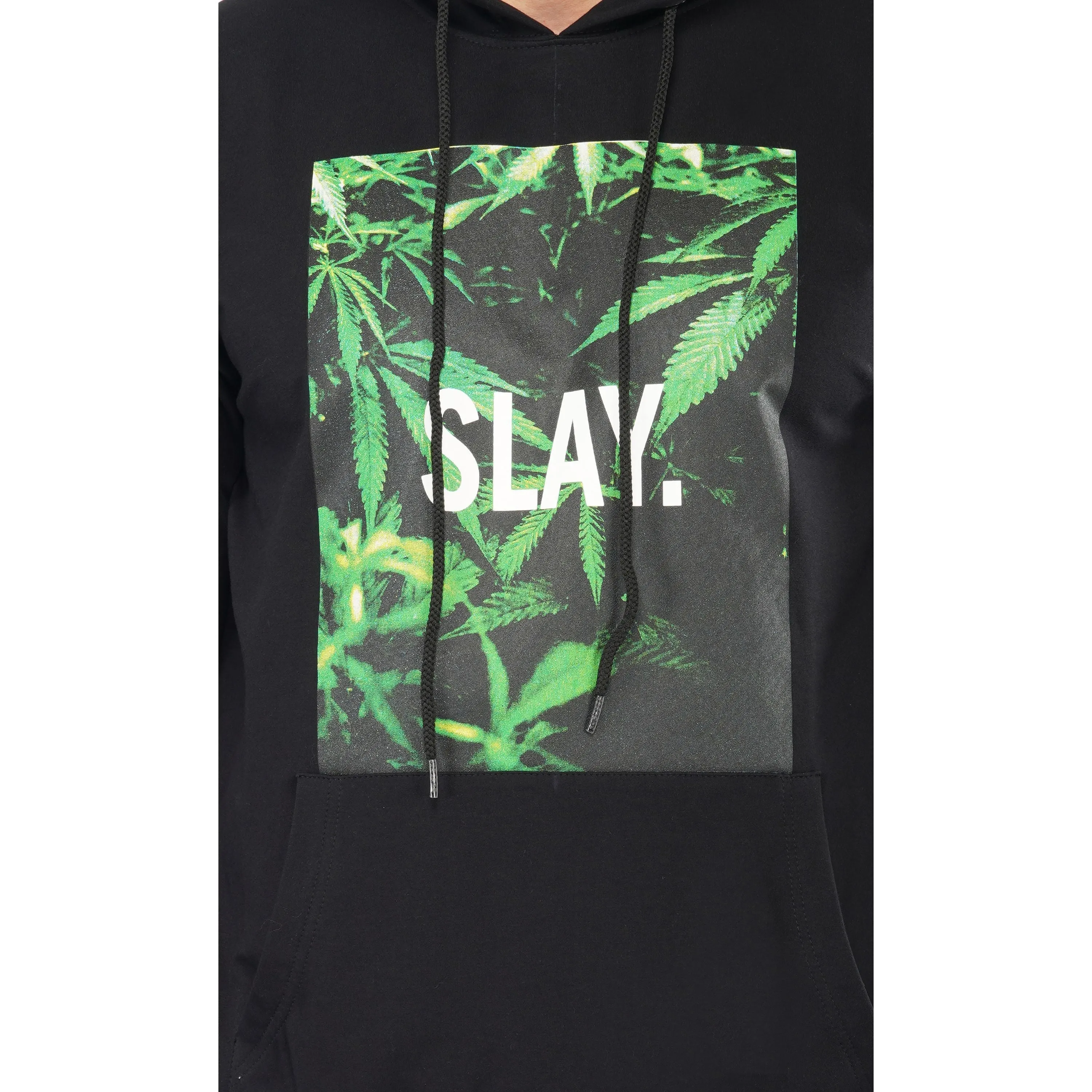 SLAY. Men's Printed 4/20 Edition Hoodie With Kangaroo Pocket