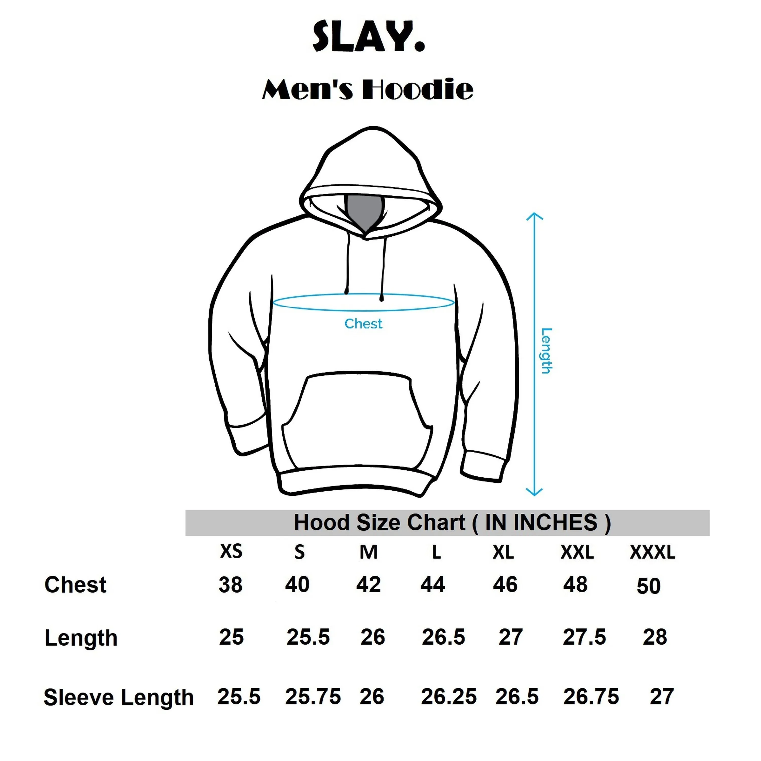 SLAY. Men's Printed 4/20 Edition Hoodie With Kangaroo Pocket