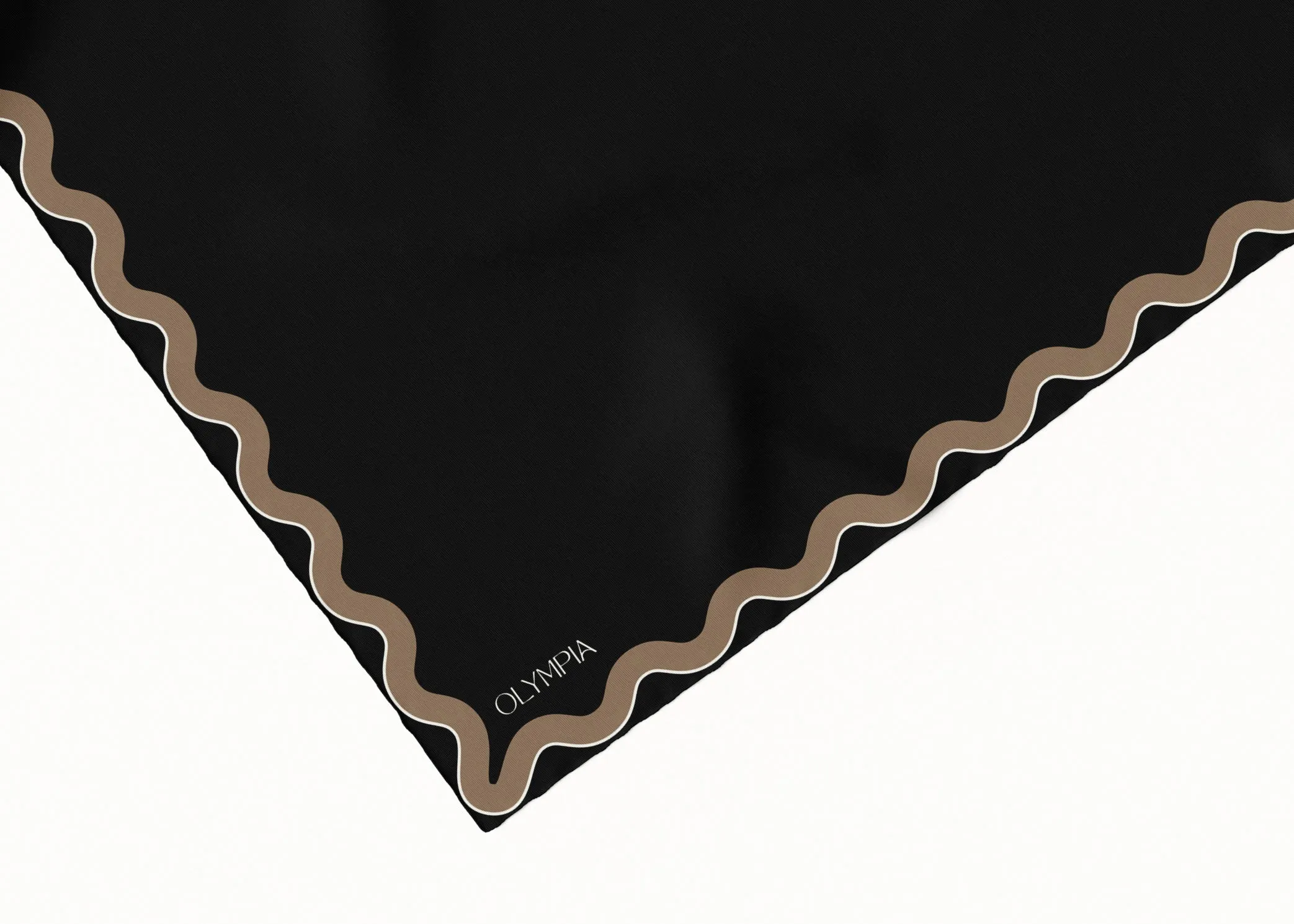 Sophie Ebony/Bronze Silk Scarf - 89x89cm - Imperfect