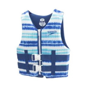 Speedo Youth Life Jacket Vest - Blue Tie-Dye - fits most youth 8-14 years old