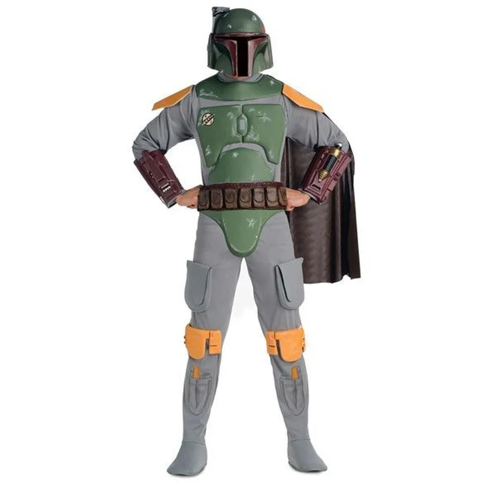 Star Wars Boba Fett Men's Deluxe Bounty Hunter Costume