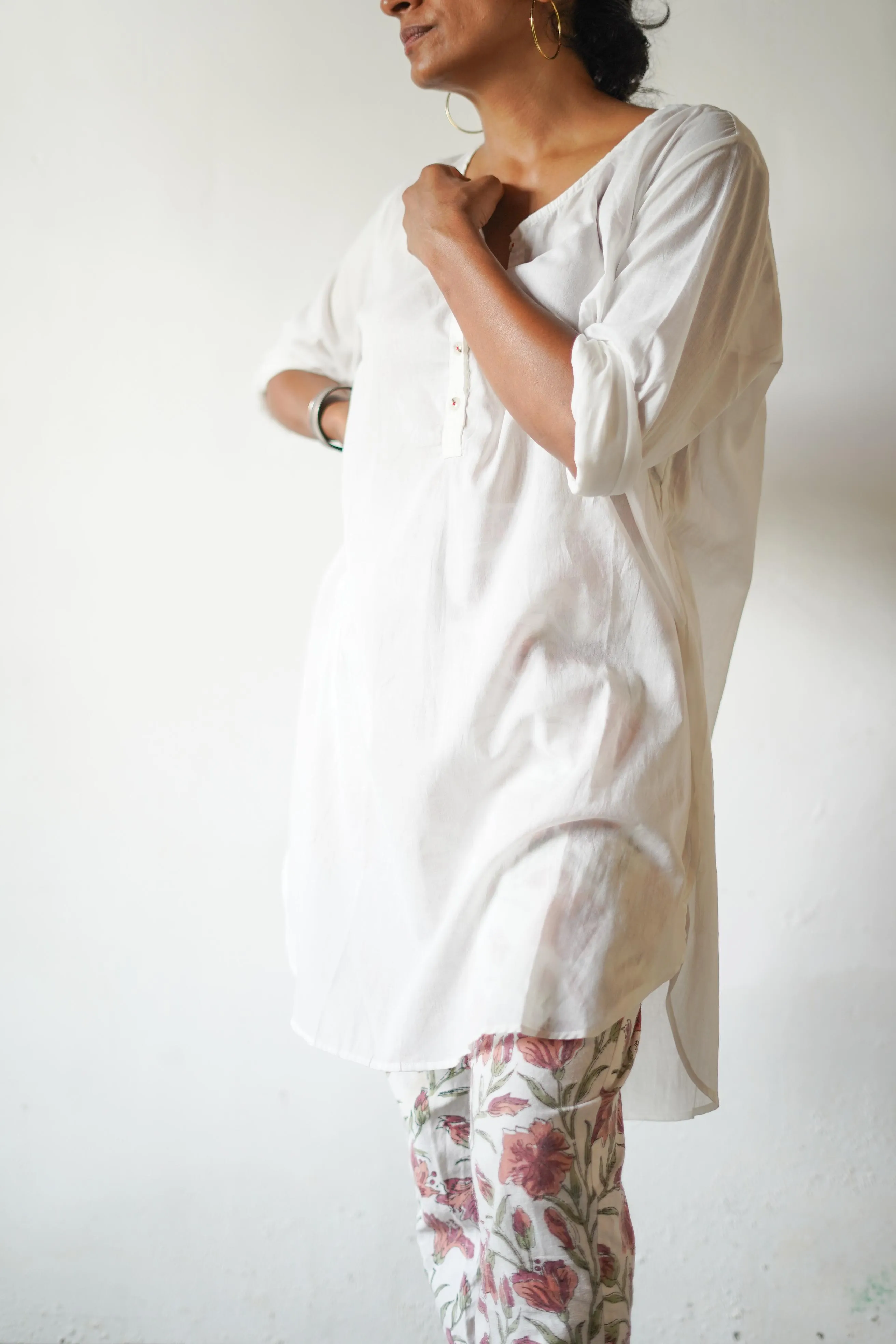 Summer Soft  Muslin Cotton Tunic