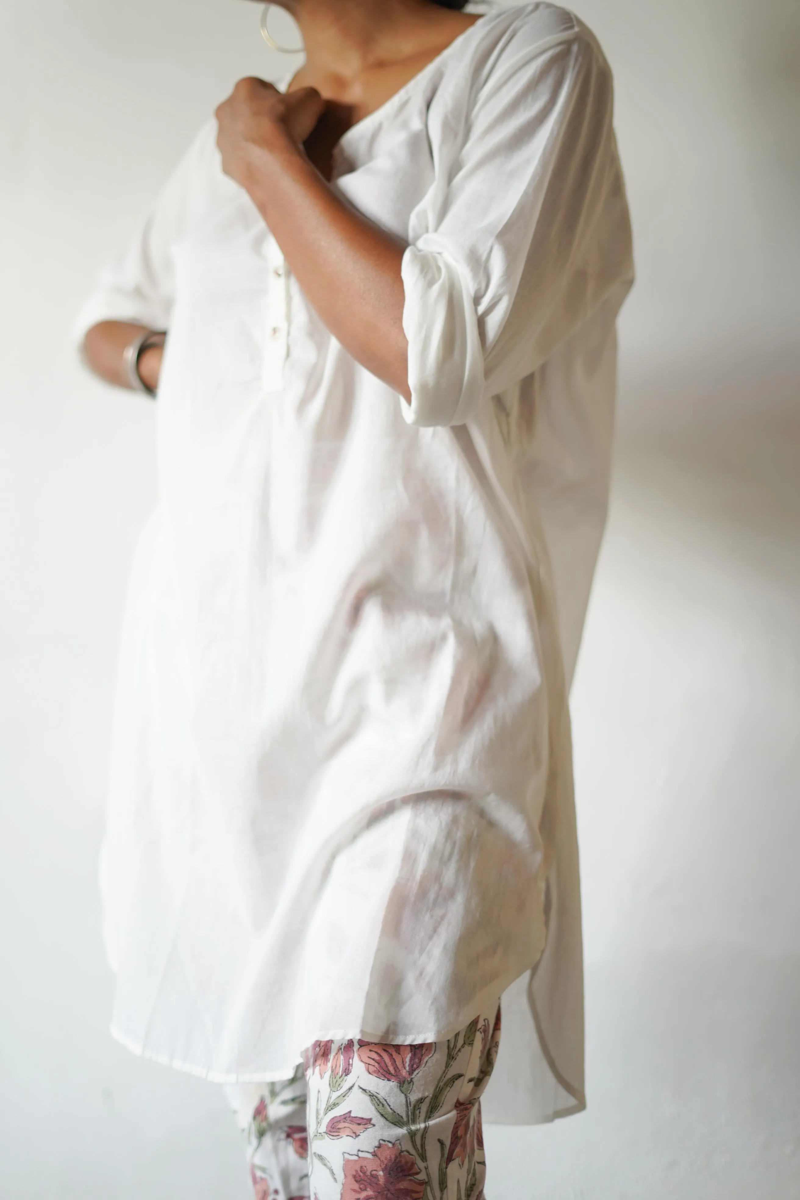 Summer Soft  Muslin Cotton Tunic