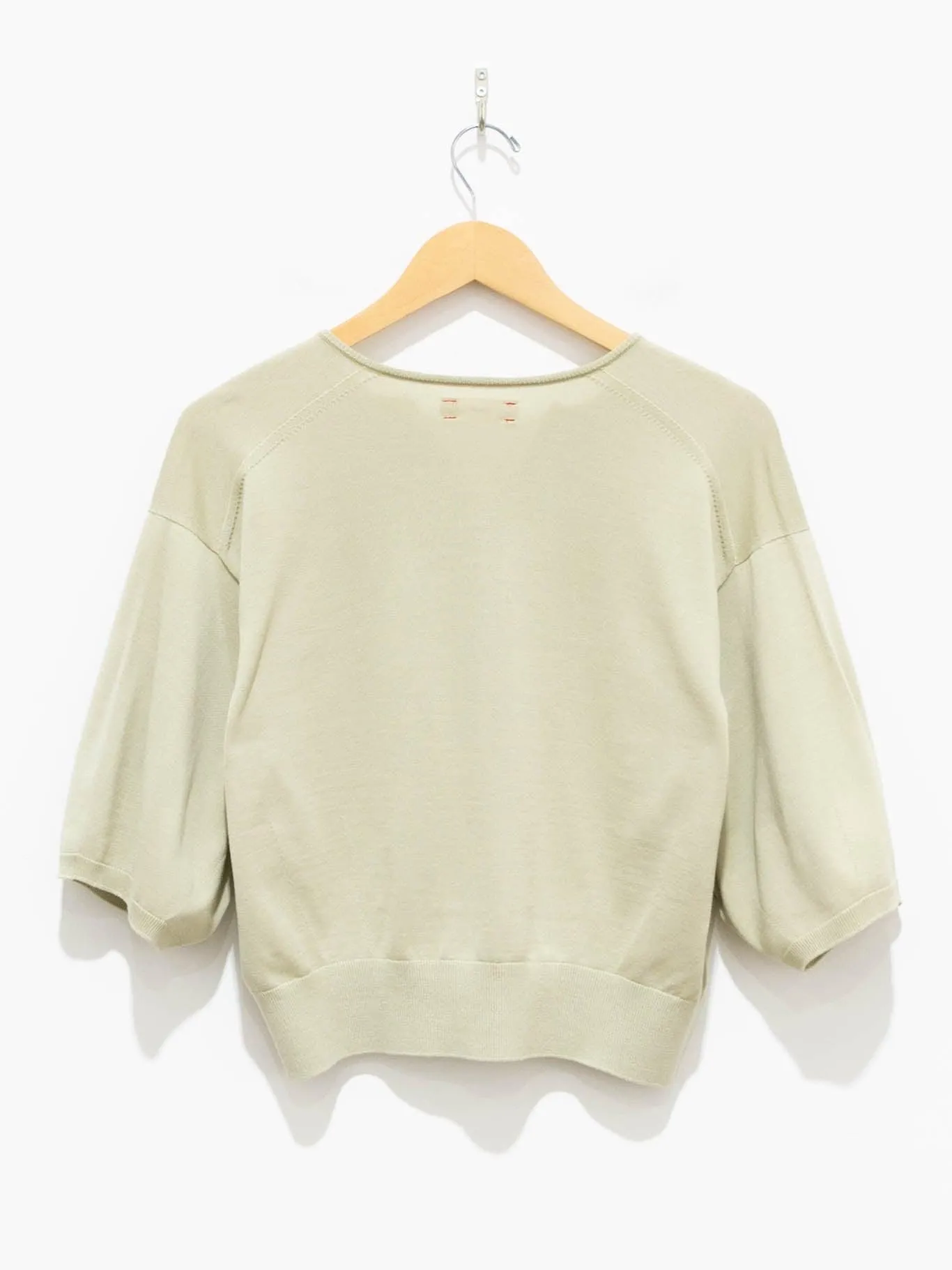 Suvin Cotton Fine Gauge Knit - Light Olive