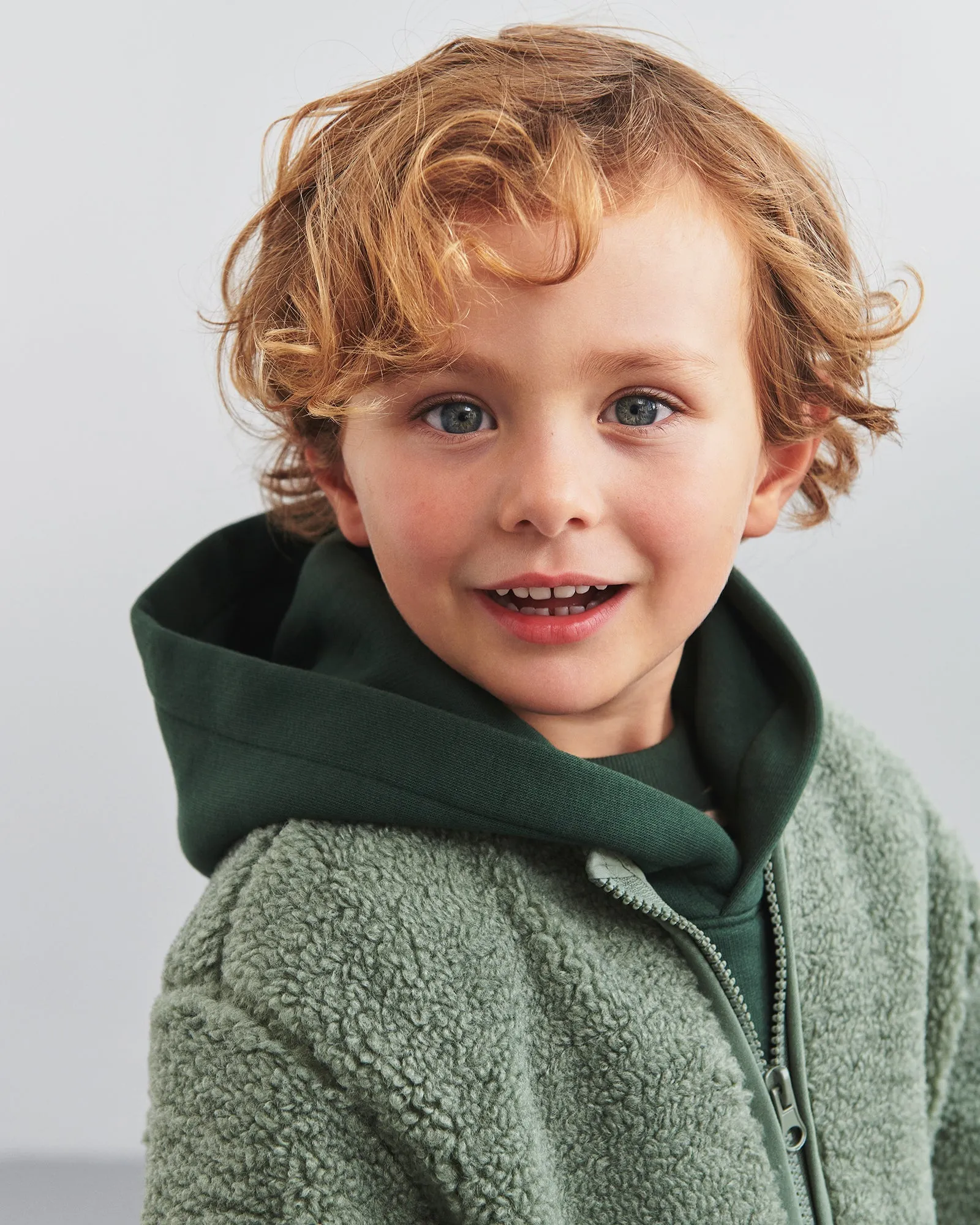 Teddy Jacket - Kids - Green