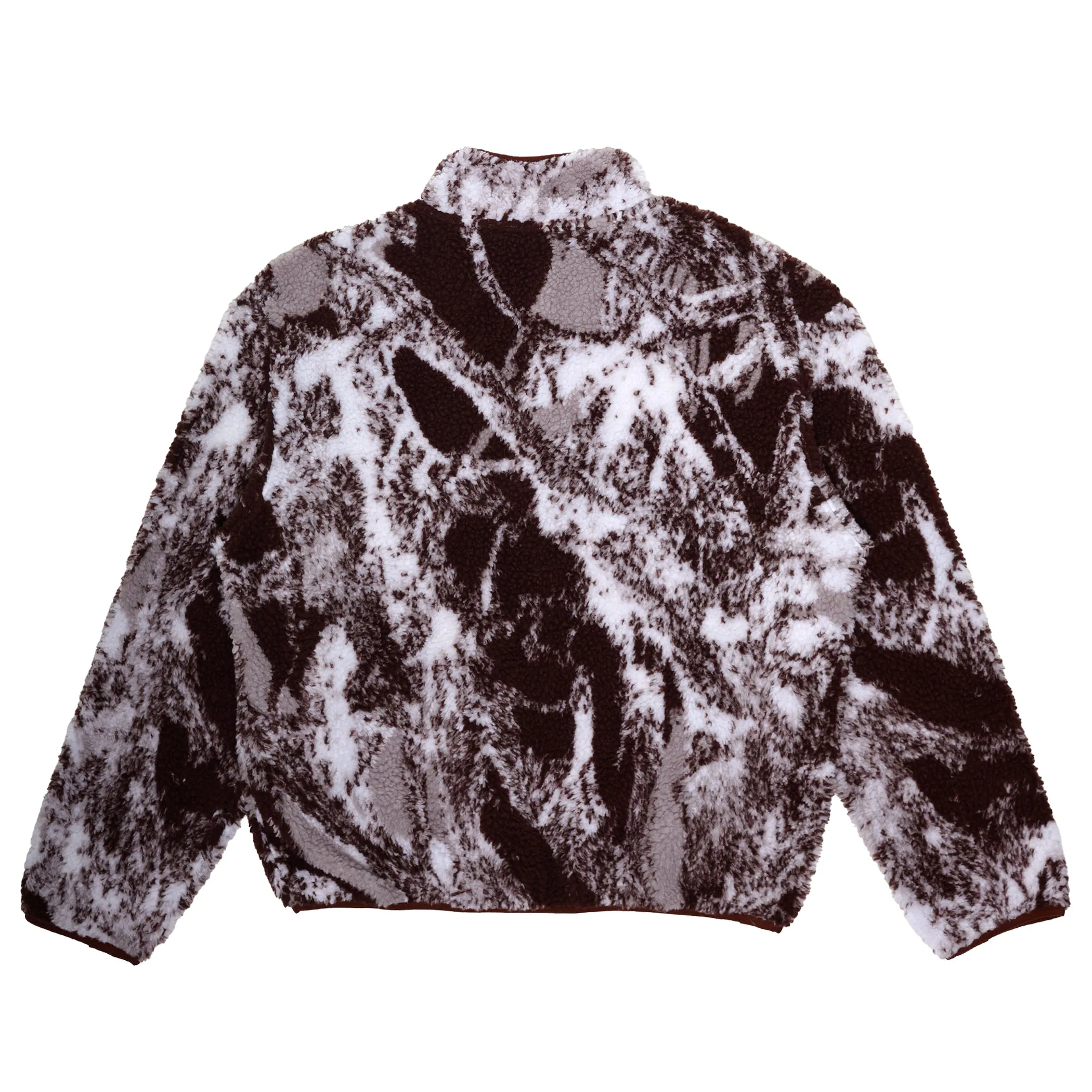 Temple Fleece Jacket - Camo Brown