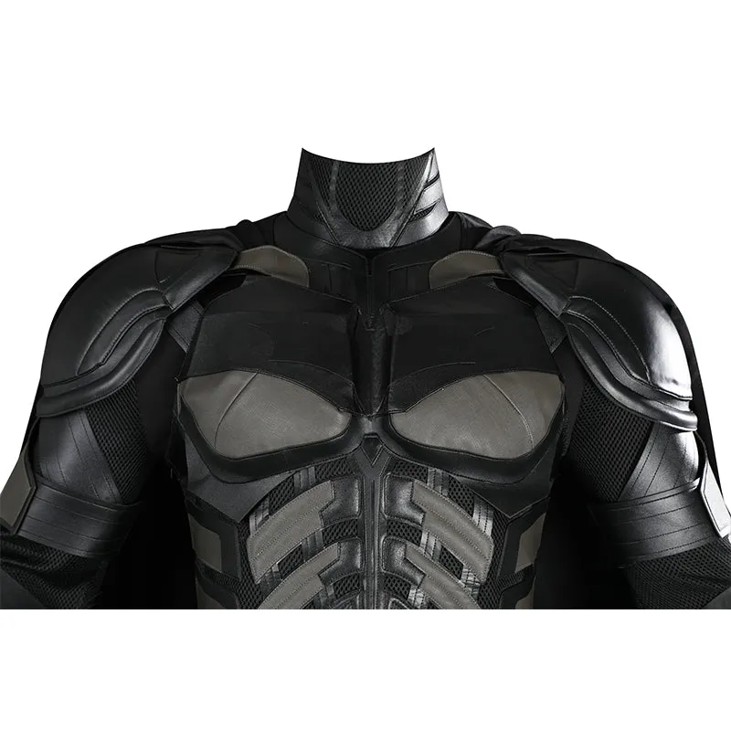 The Dark Knight Batman Cosplay Costume Batman Bruce Wayne Jumpsuit Cape Outfit