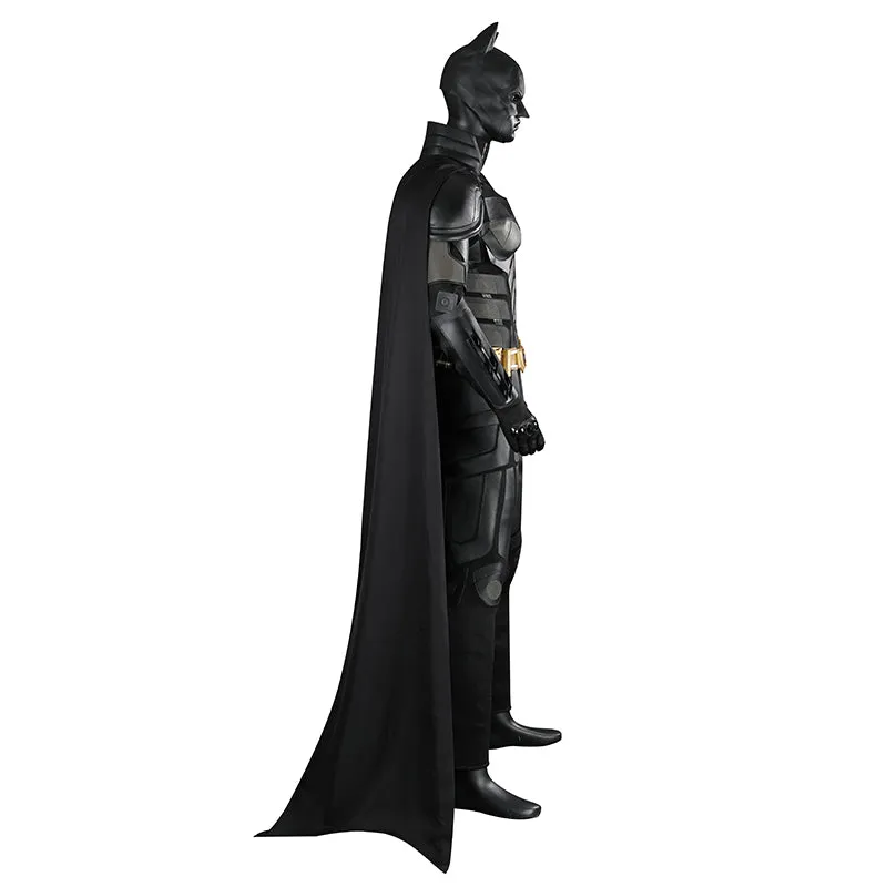 The Dark Knight Batman Cosplay Costume Batman Bruce Wayne Jumpsuit Cape Outfit