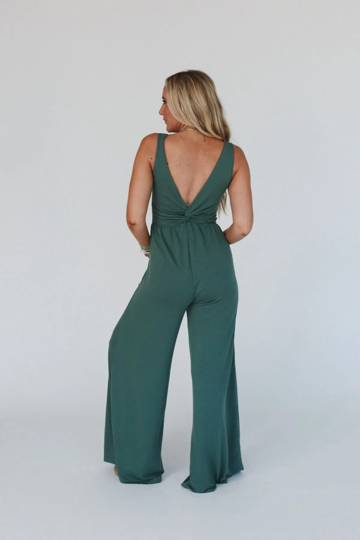 The Nest Alanis Jumpsuit - Green