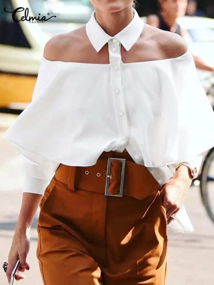 Trendy Tunic Off The Shoulder Blouse