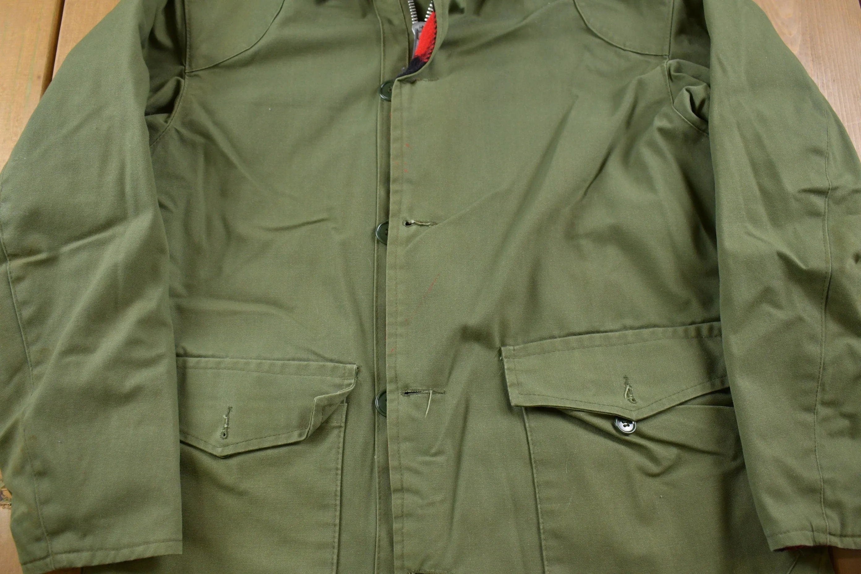 Vintage 1980s Thermo King Wool Military