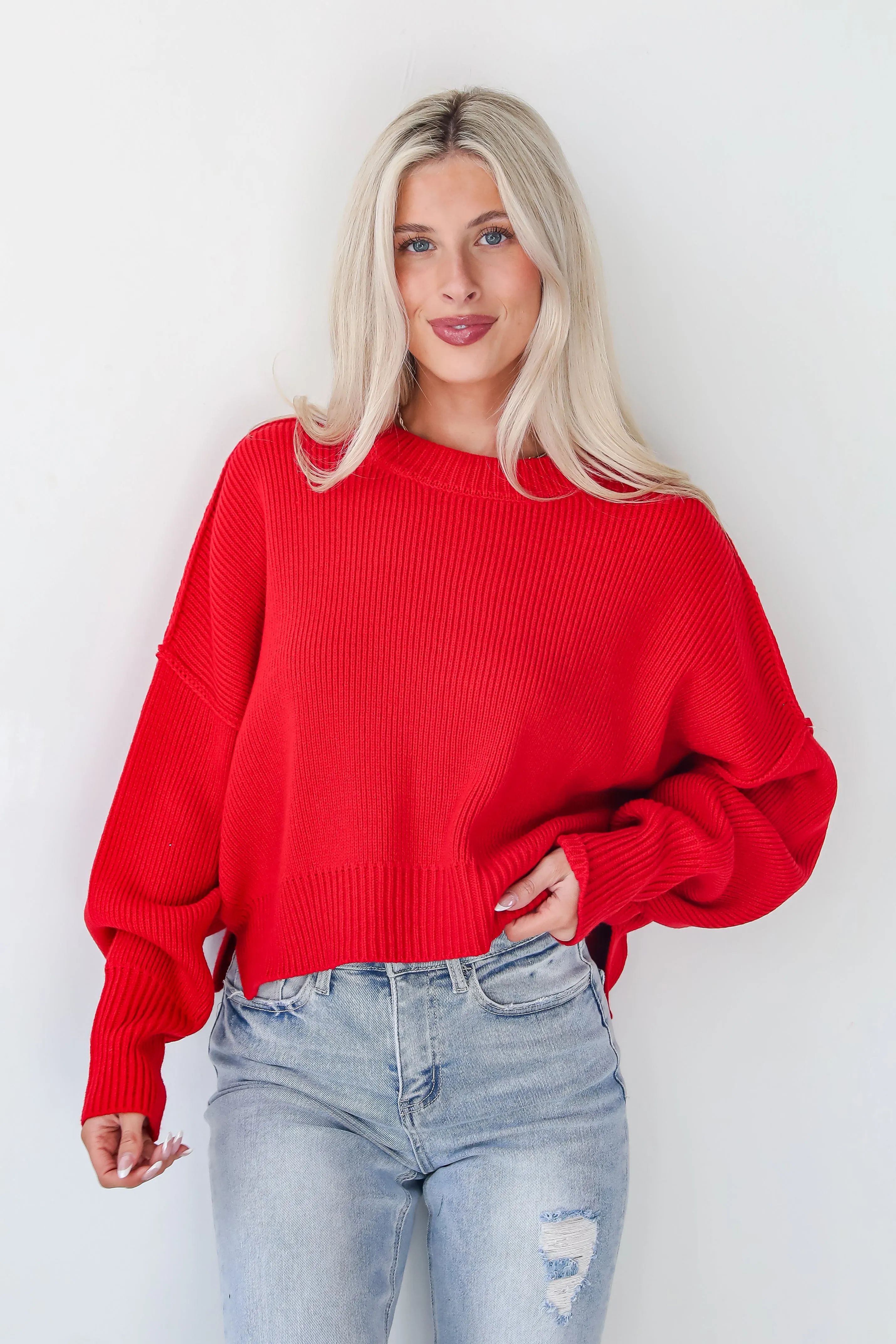 Warm Bliss Cropped Sweater - DOORBUSTER