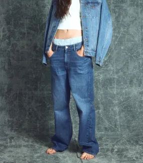 Wide Leg Jeans
 Blue