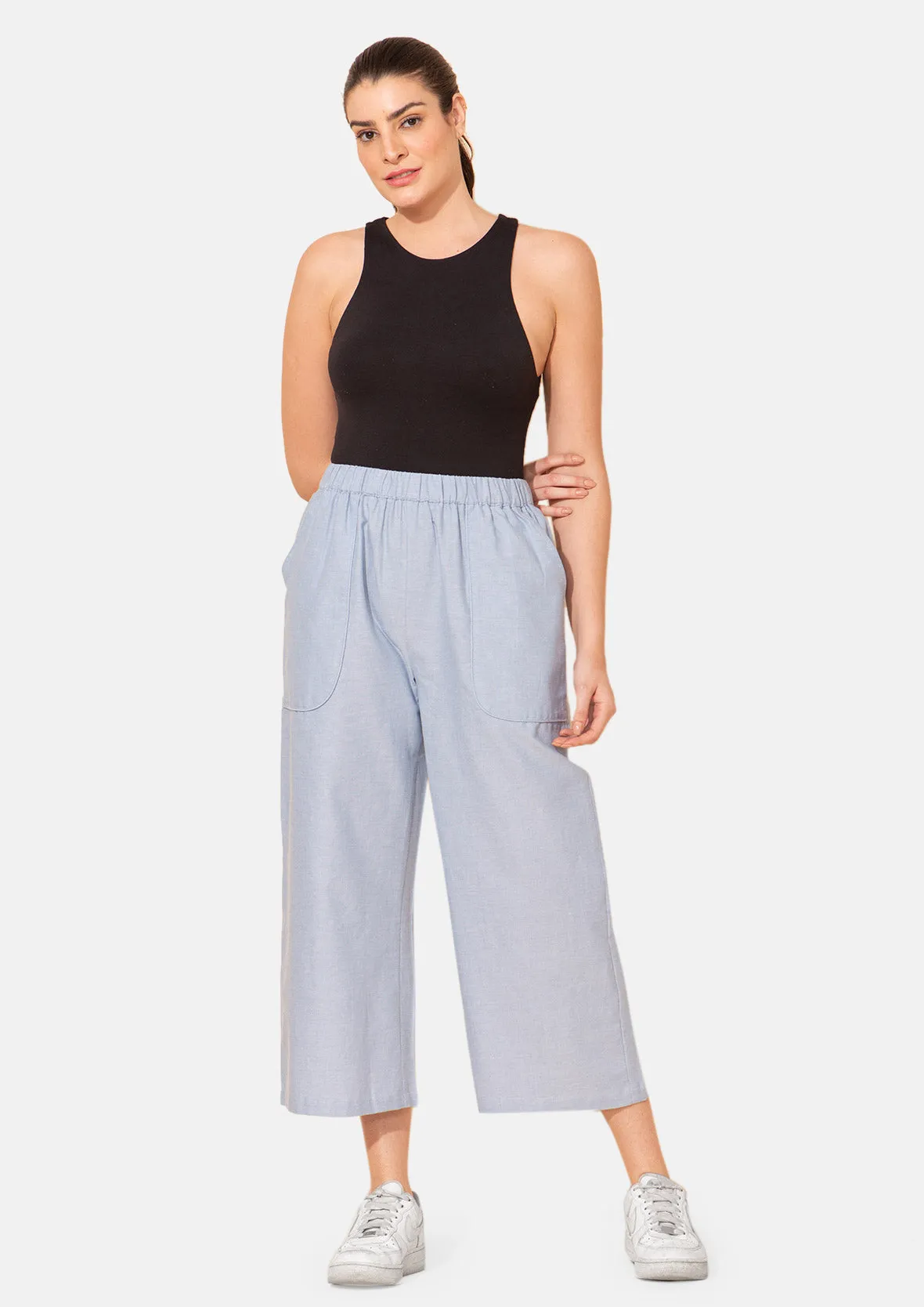 Wide Leg Trouser With Pockets