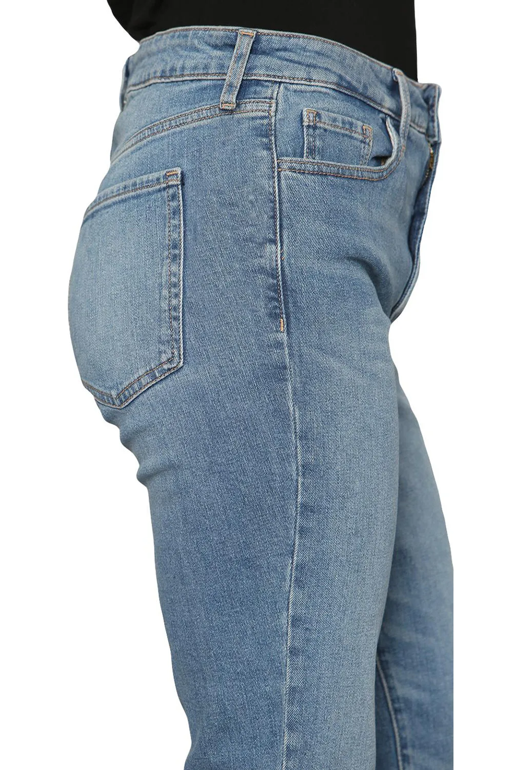 Womens Slim Fit Mid Rise Denim Jeans - 5/10/20 Pack