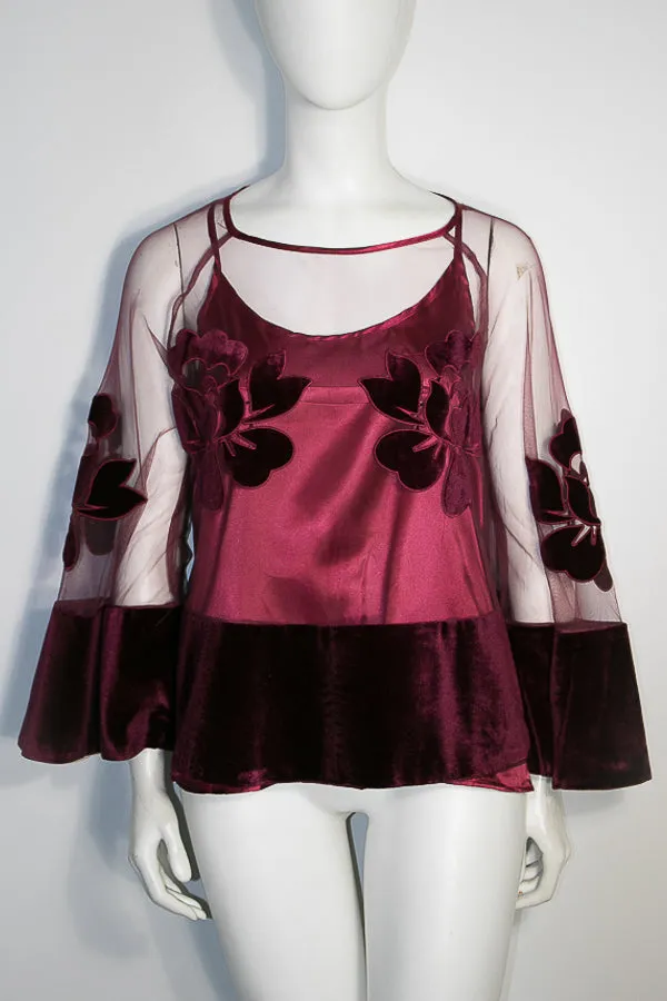 X681S TOP (WINE, BLUE)