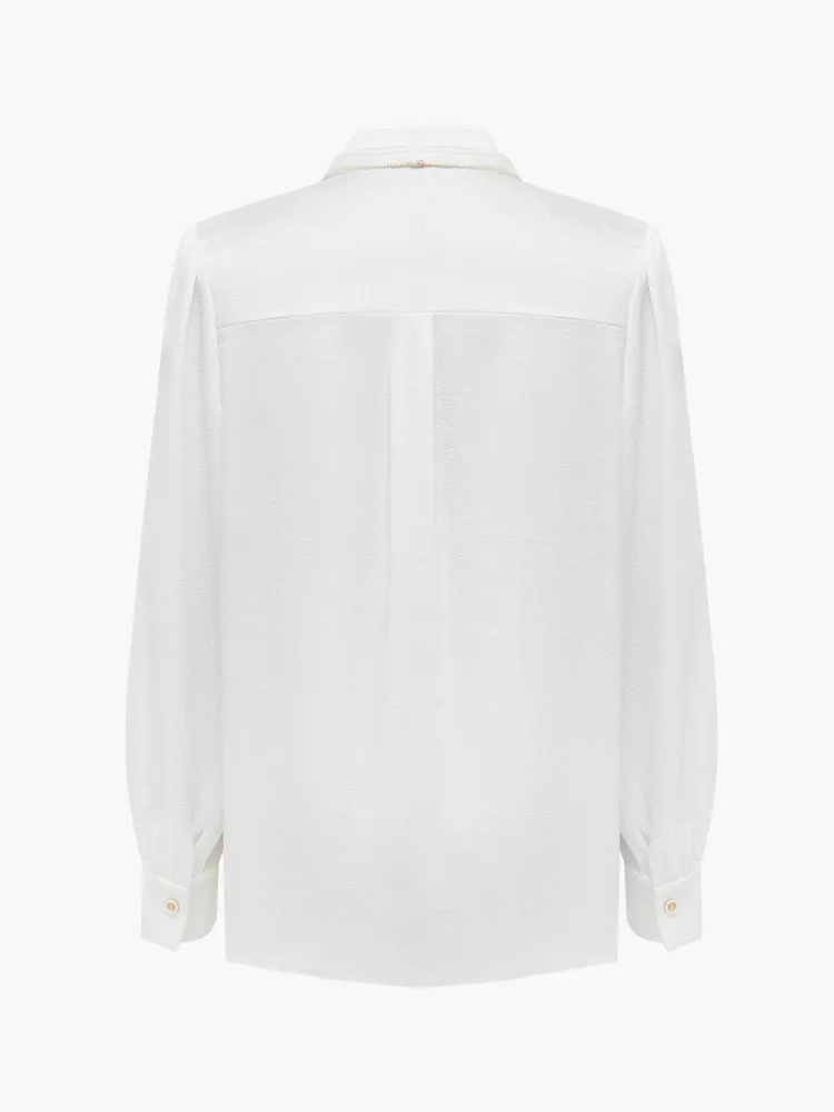 YAYING Silk Jacquard Shirt