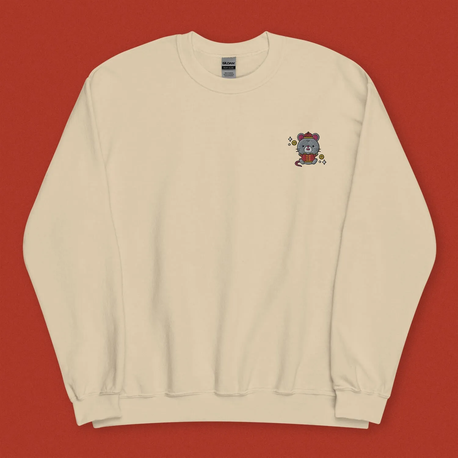 Year of the Rat Embroidered Sweatshirt